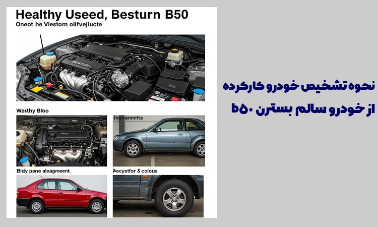 نحوه تشخیص بسترن b50 کارکرده سالم از خودروی معیوب